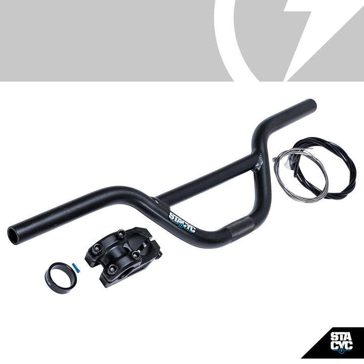Small Riser Meta 19mm MINI BAR RISER KIT - BLACK – STACYC EU
