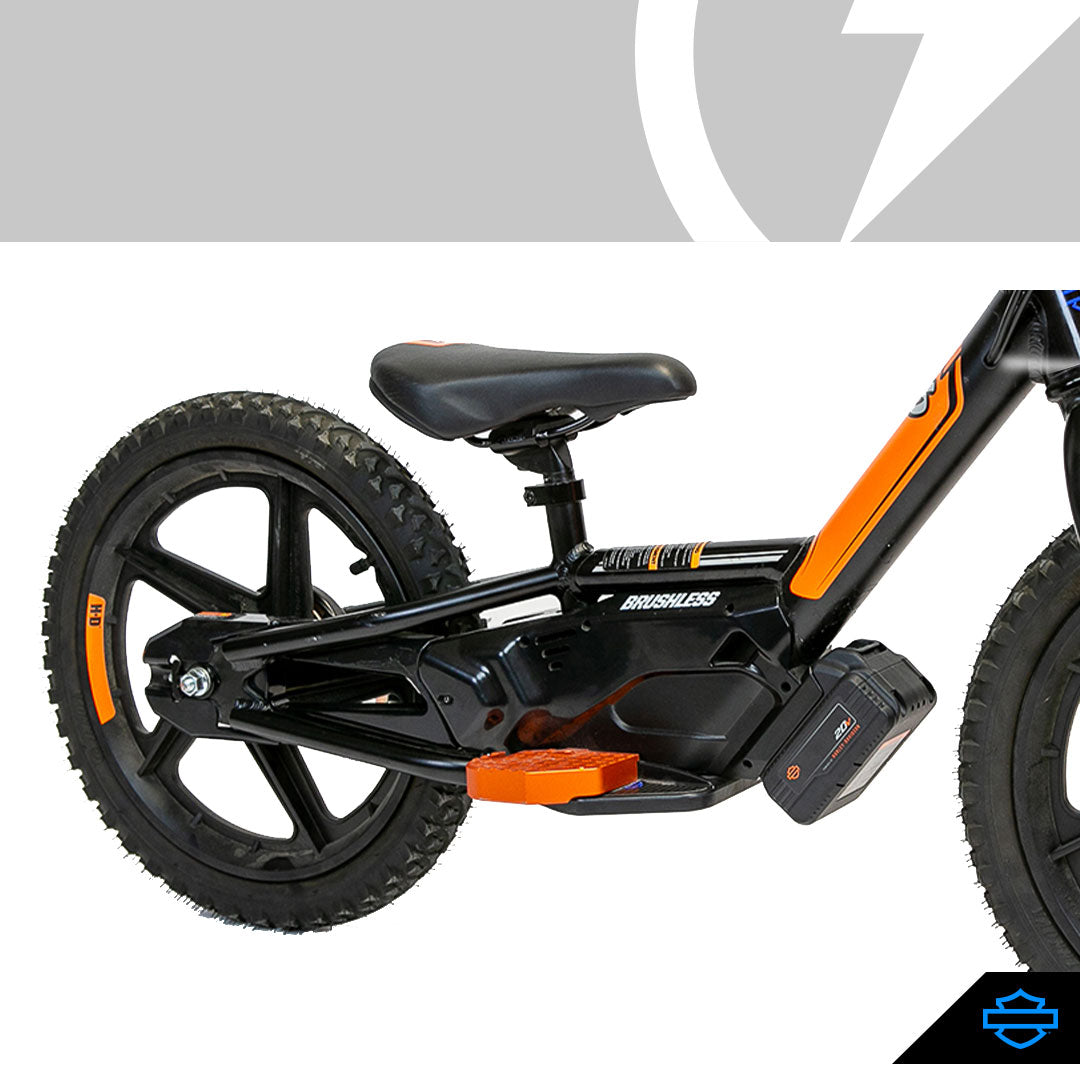 EXTENDED FOOTREST - ORANGE  12/16EDRIVE